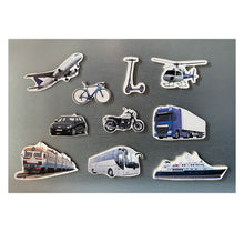 Carregar imagem no visualizador da galeria, Magnéticos, meios de transporte - No Word Books