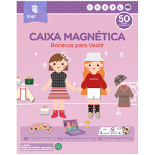 Carregar imagem no visualizador da galeria, Caixa Magnética Bonecas para Vestir