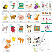 Carregar imagem no visualizador da galeria, Flashcards Aprender a Ler e a Escrever - Montessori
